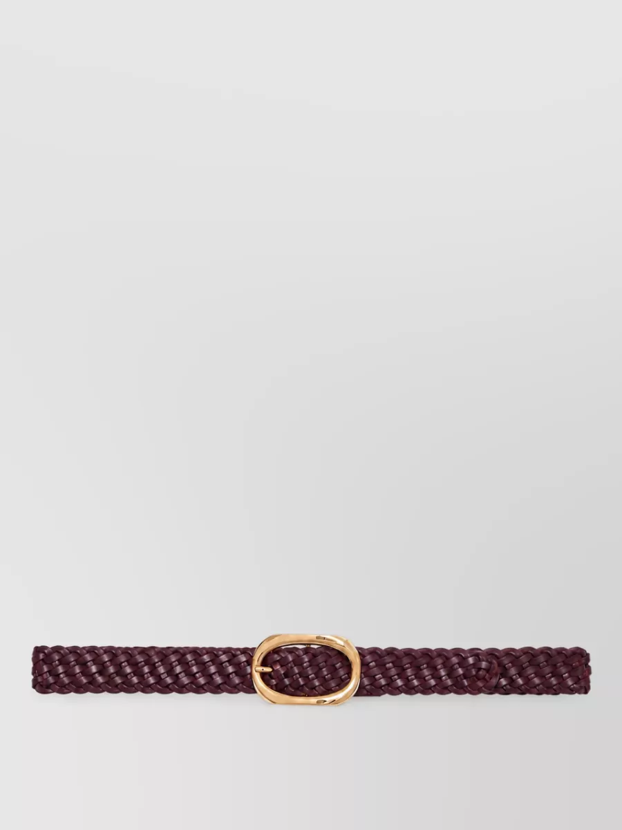 Anine Bing leather braided belt