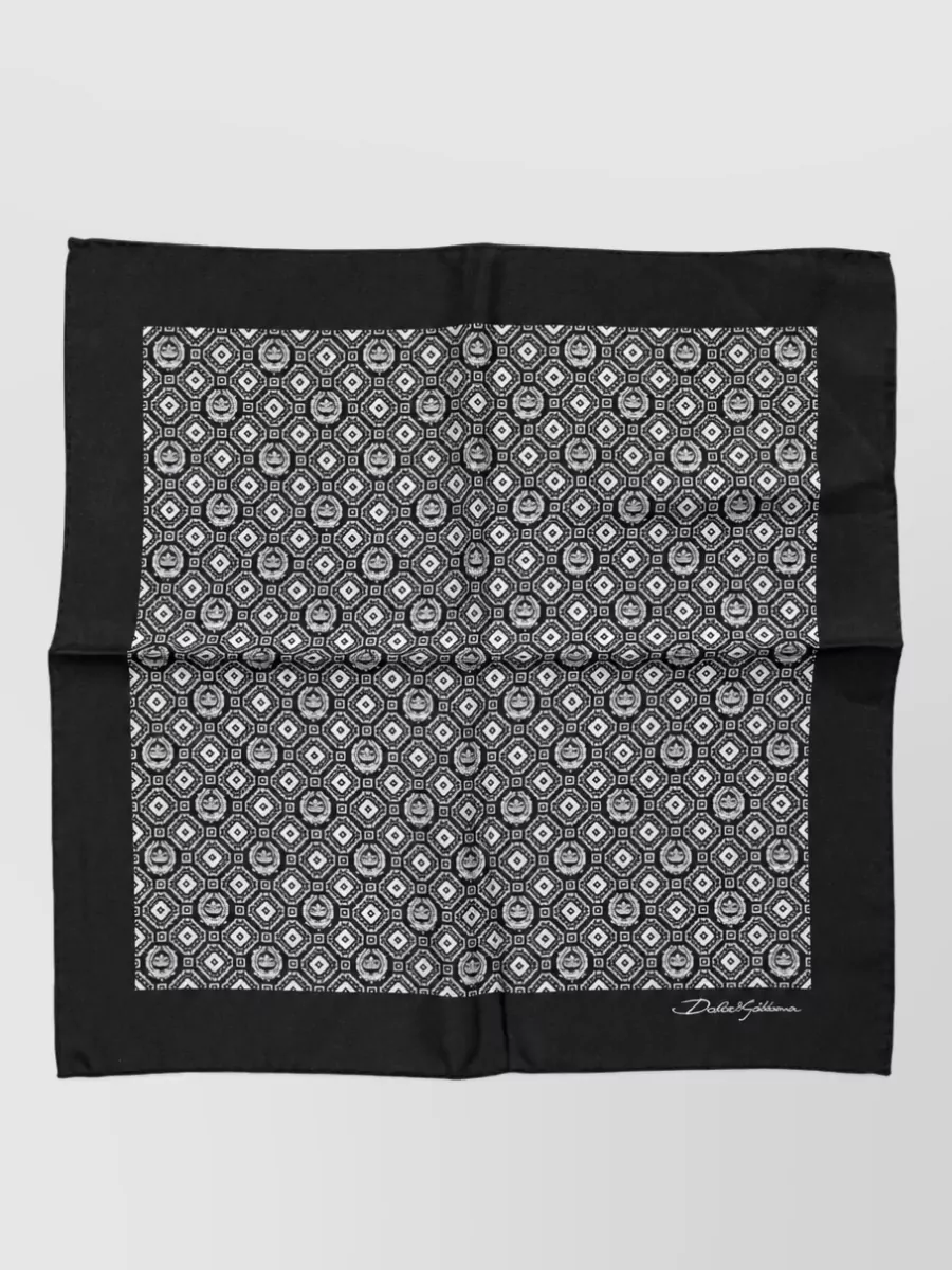 Dolce&Gabbana Silk Printed Square Scarf