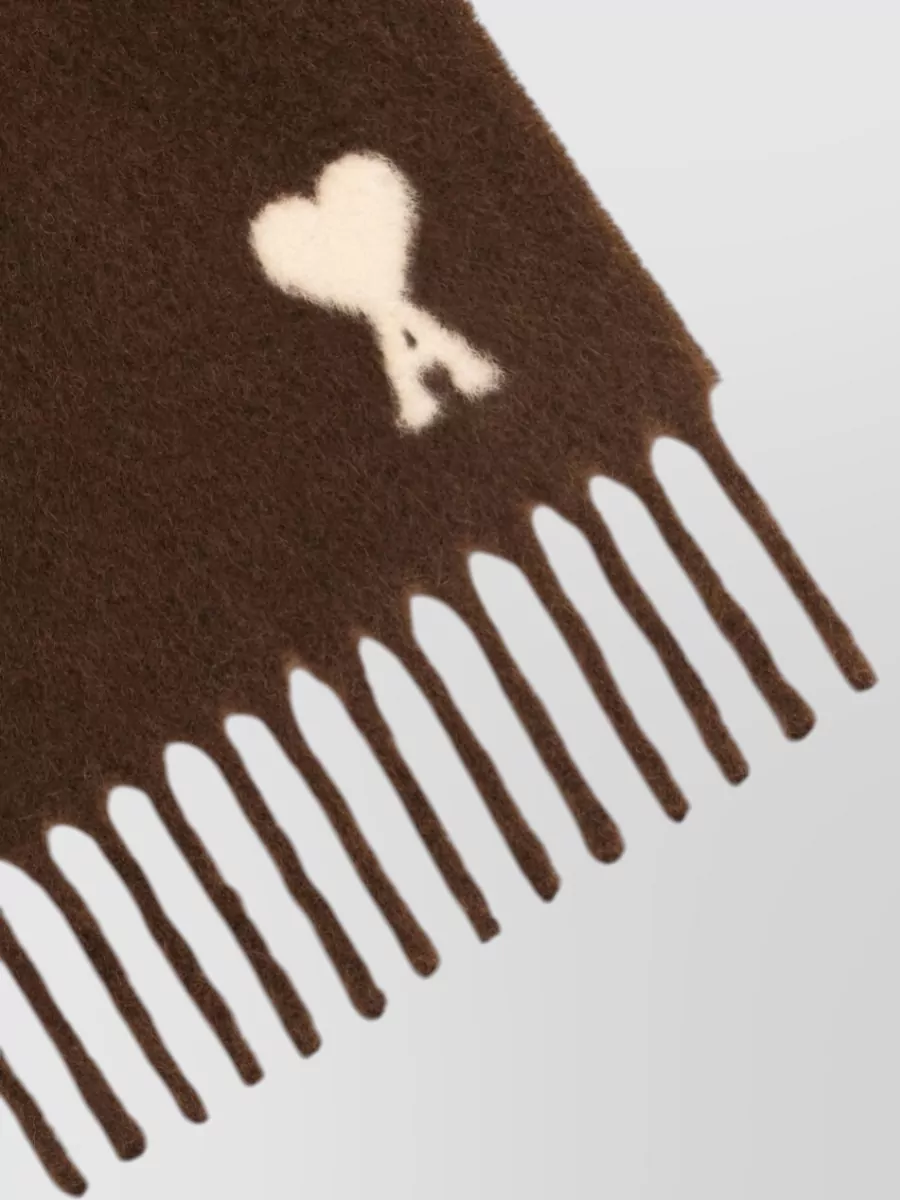 Ami Paris Alpaca-Blend Scarf