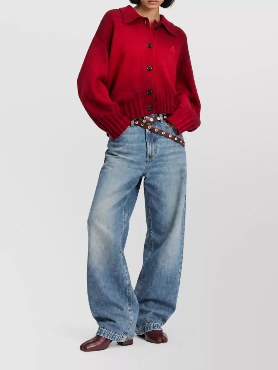 The Attico Wool Cashmere Cardigan