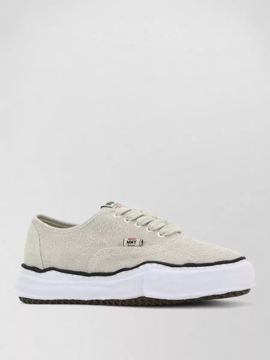 Maison Mihara Yasuhiro canvas lace-up sneakers