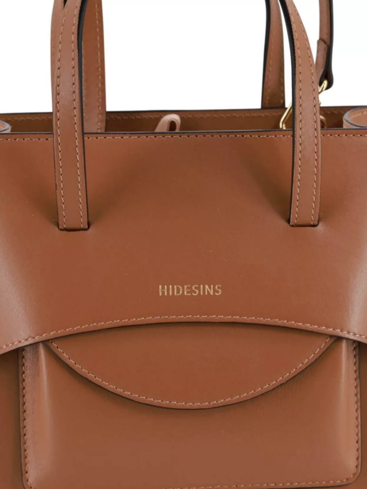 Hidesins Soft Calfskin Cross-Body Bag With Flat Bottom