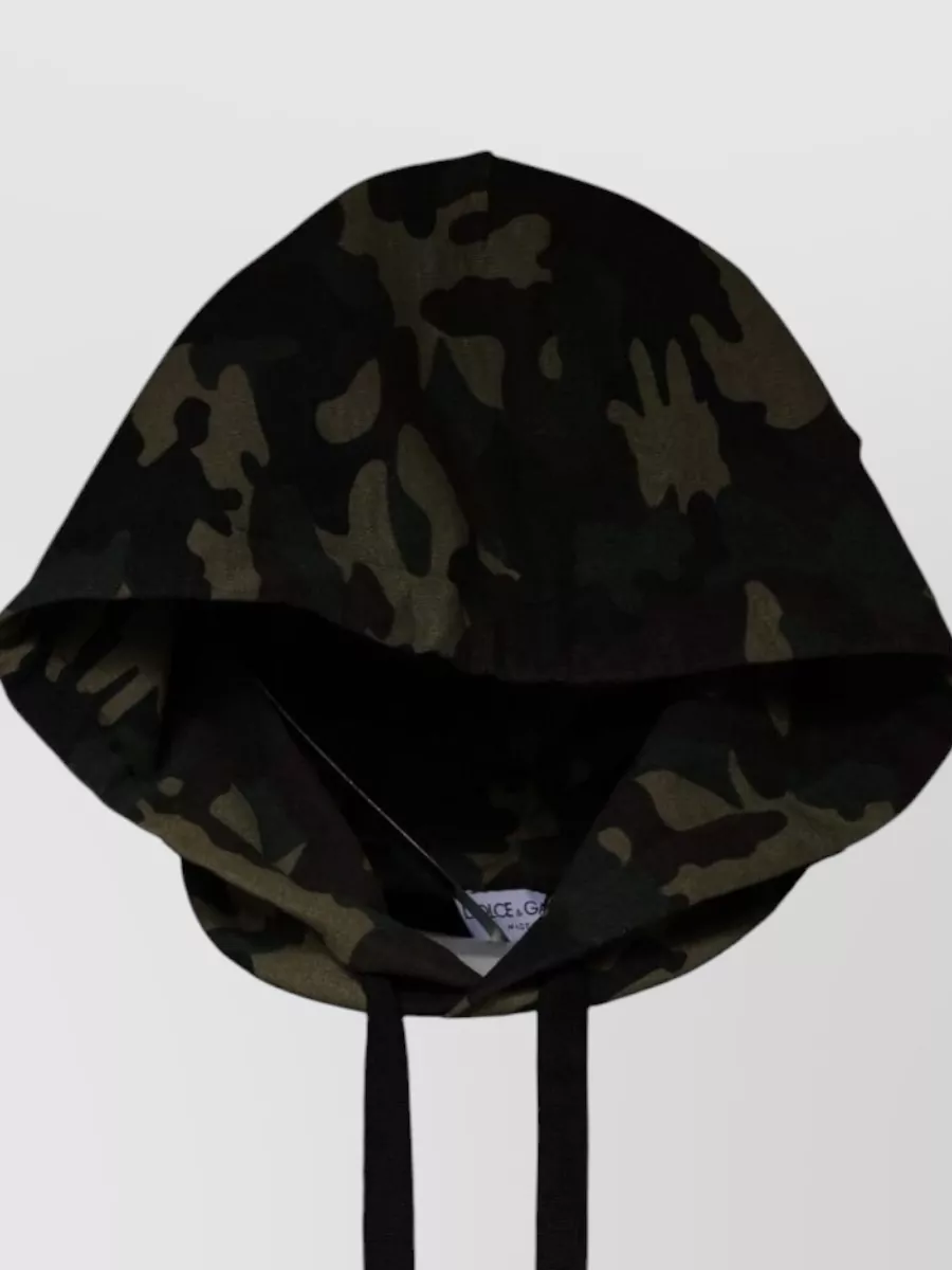 Dolce&Gabbana Camouflage Hooded Sweatshirt
