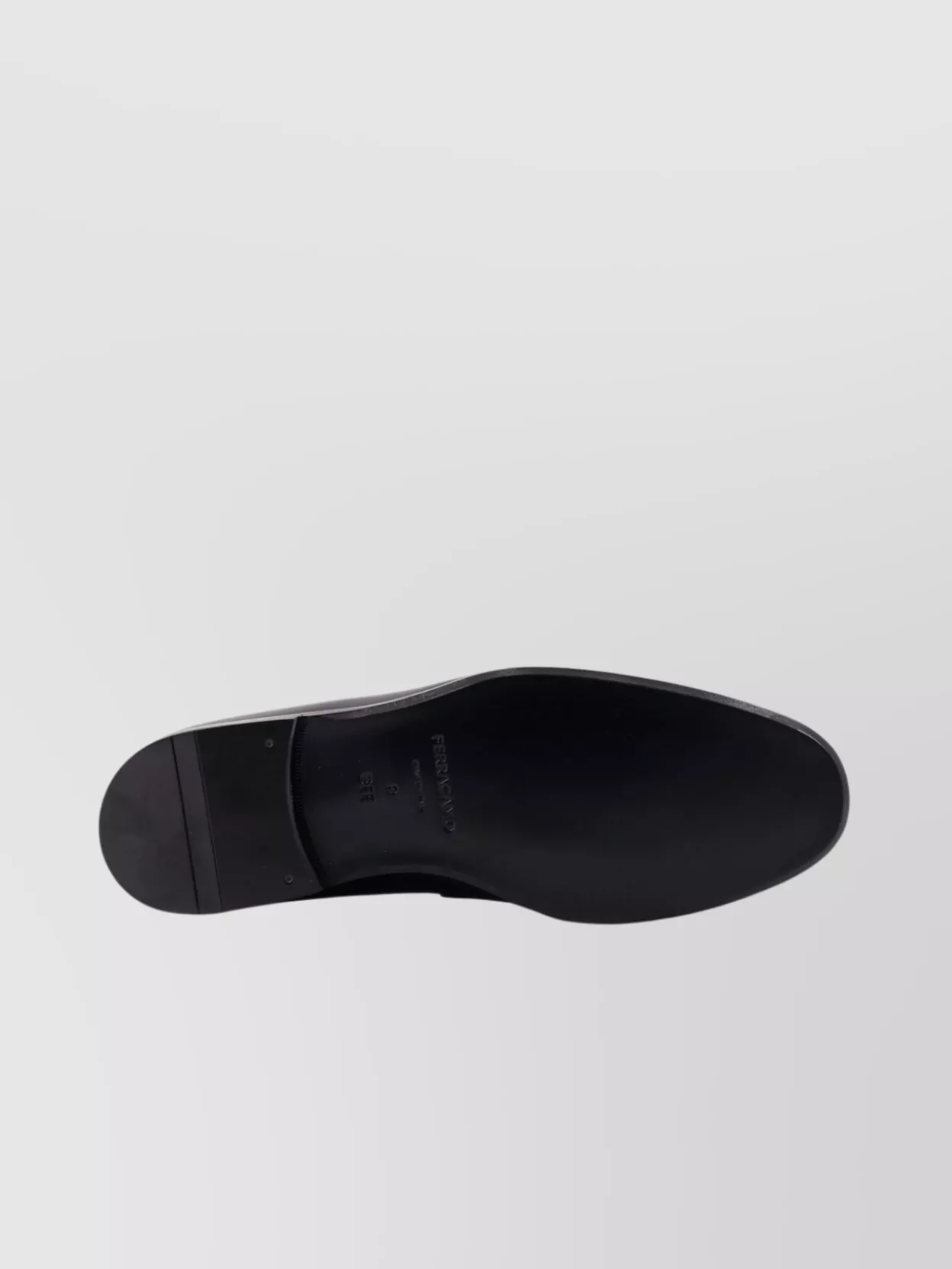 Ferragamo Leather Loafers With Metal Buckle Detail