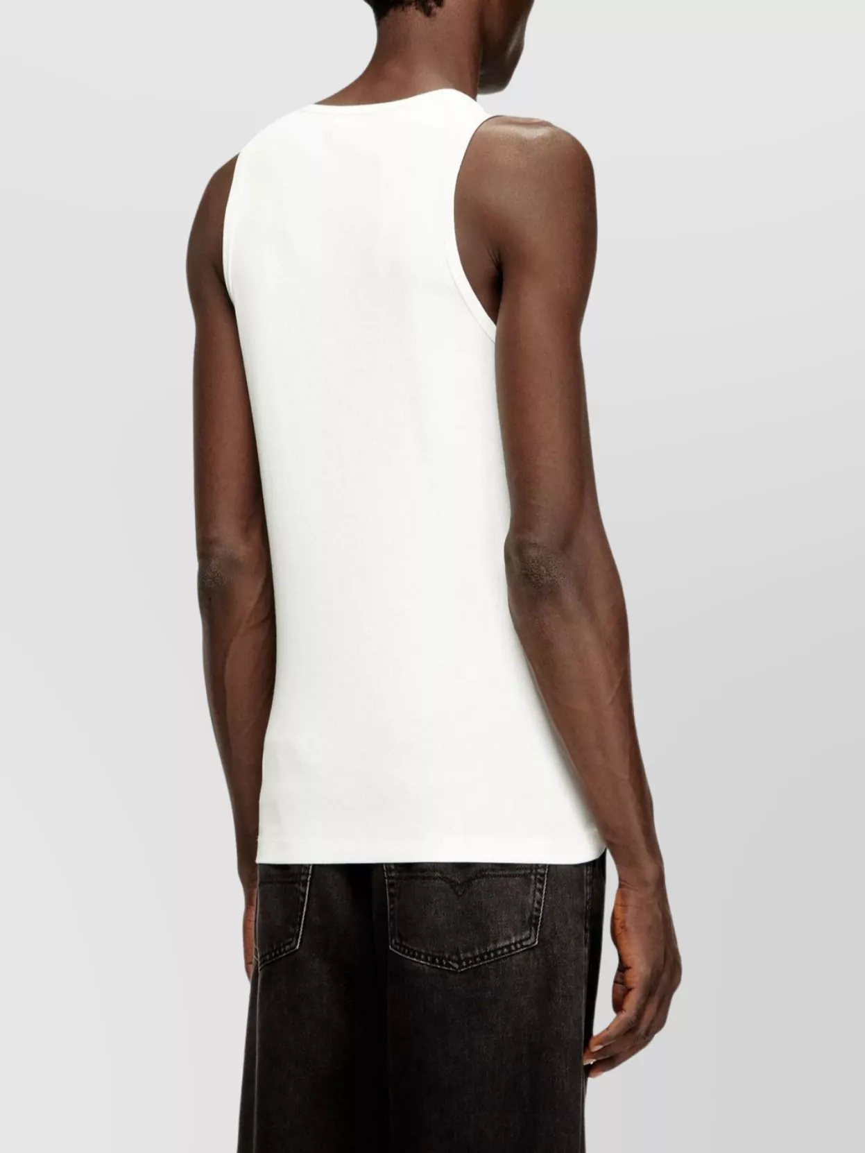 Diesel Round Neck Sleeveless T-Shirt Design