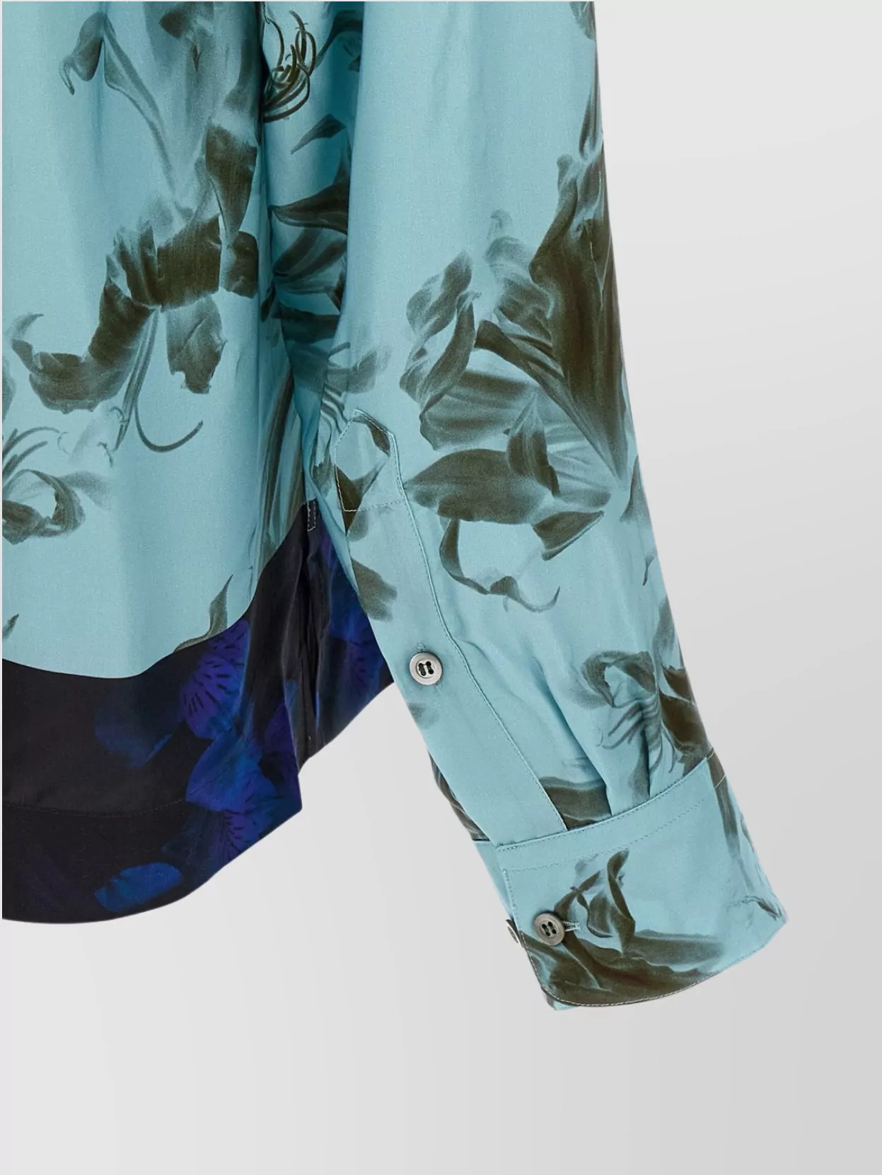 Dries Van Noten Floral Pattern Long Sleeves Shirt With Chest Pocket