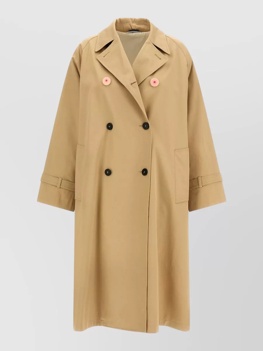 Weekend Max Mara Cotton Double-Breasted Trench Coat