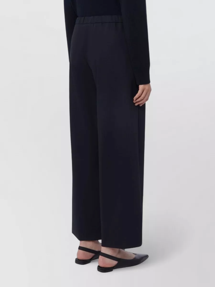S Max Mara Wide Leg Trousers Drawstring Waist Pockets