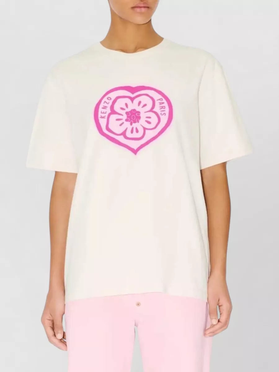 Kenzo Boke Heart Loose Fit Graphic T Shirt