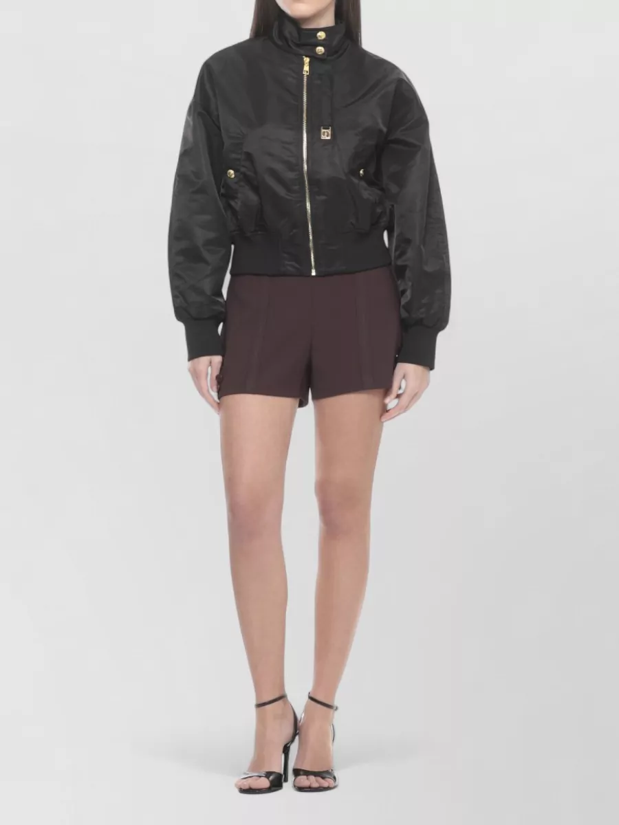 Elisabetta Franchi Quilted Bomber Jacket