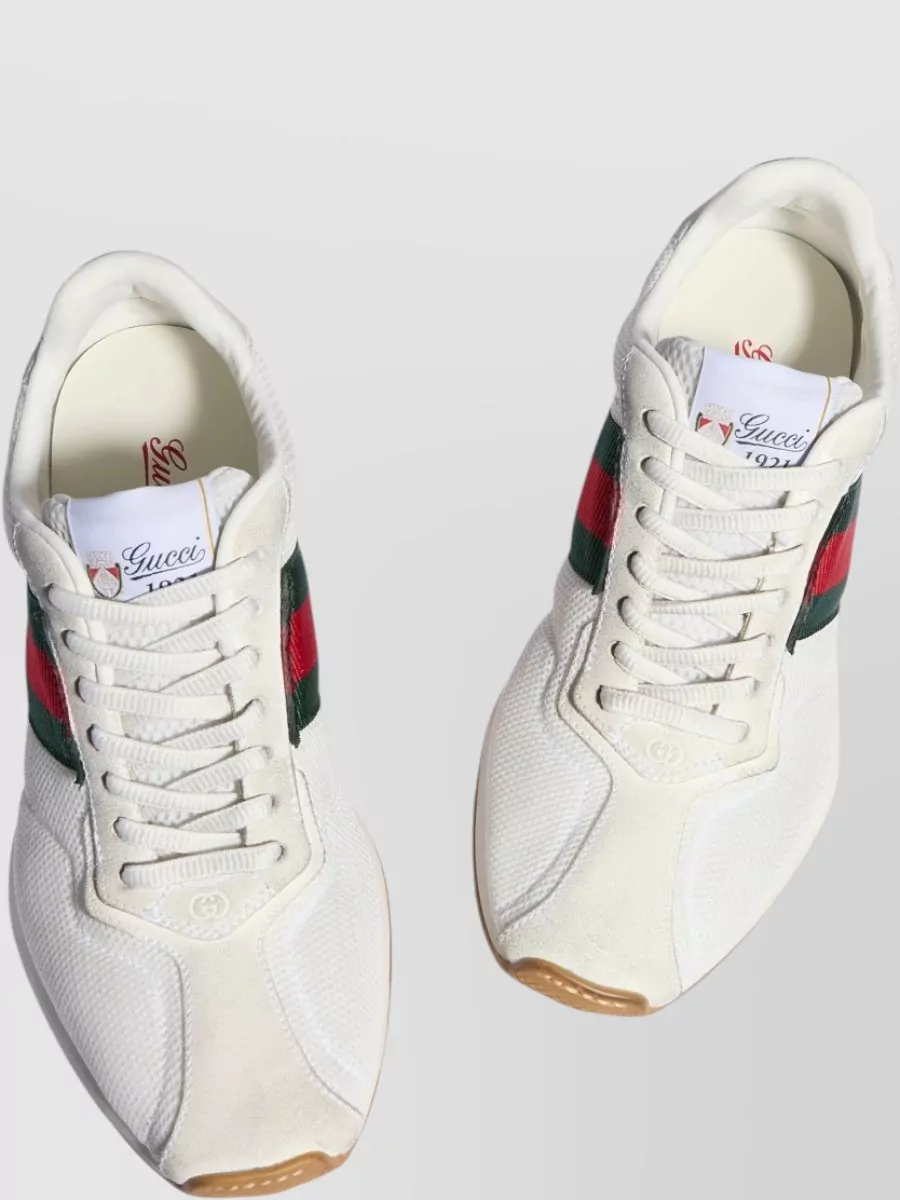 Gucci Leather Low-Top Sneakers