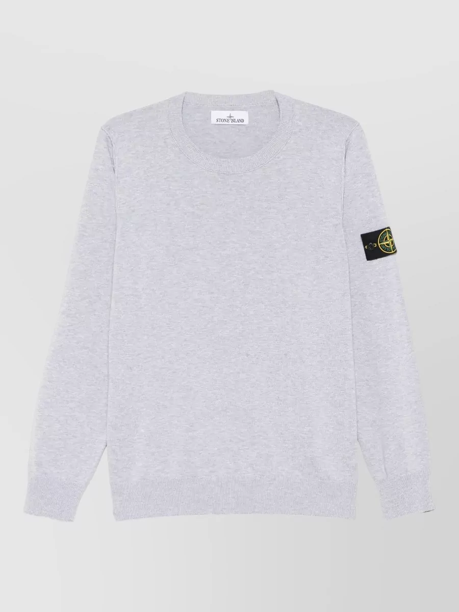 Stone Island ribbed crew-neck jumper