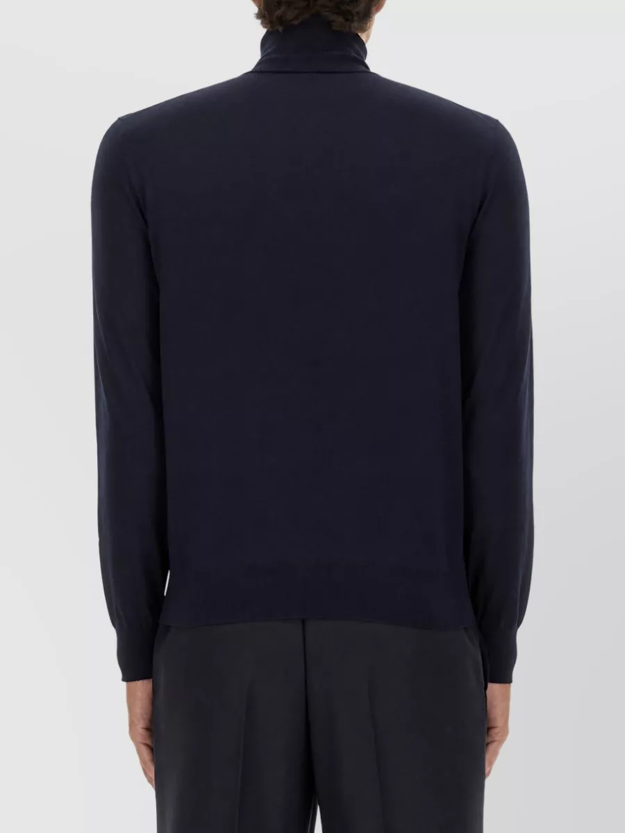 Saint Laurent Cashmere Wool Silk Turtleneck Sweater