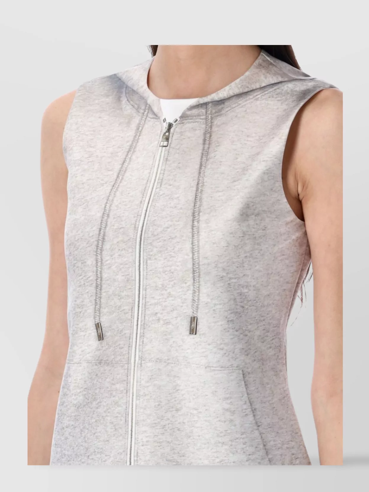 Jw Anderson Sleeveless Hooded Mini Dress