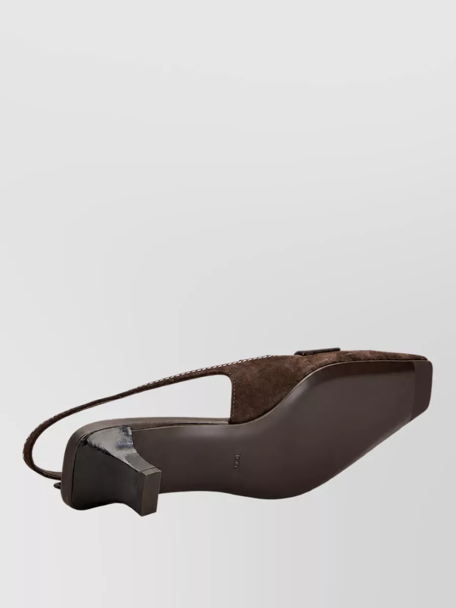 Tod's Suede Leather Mules
