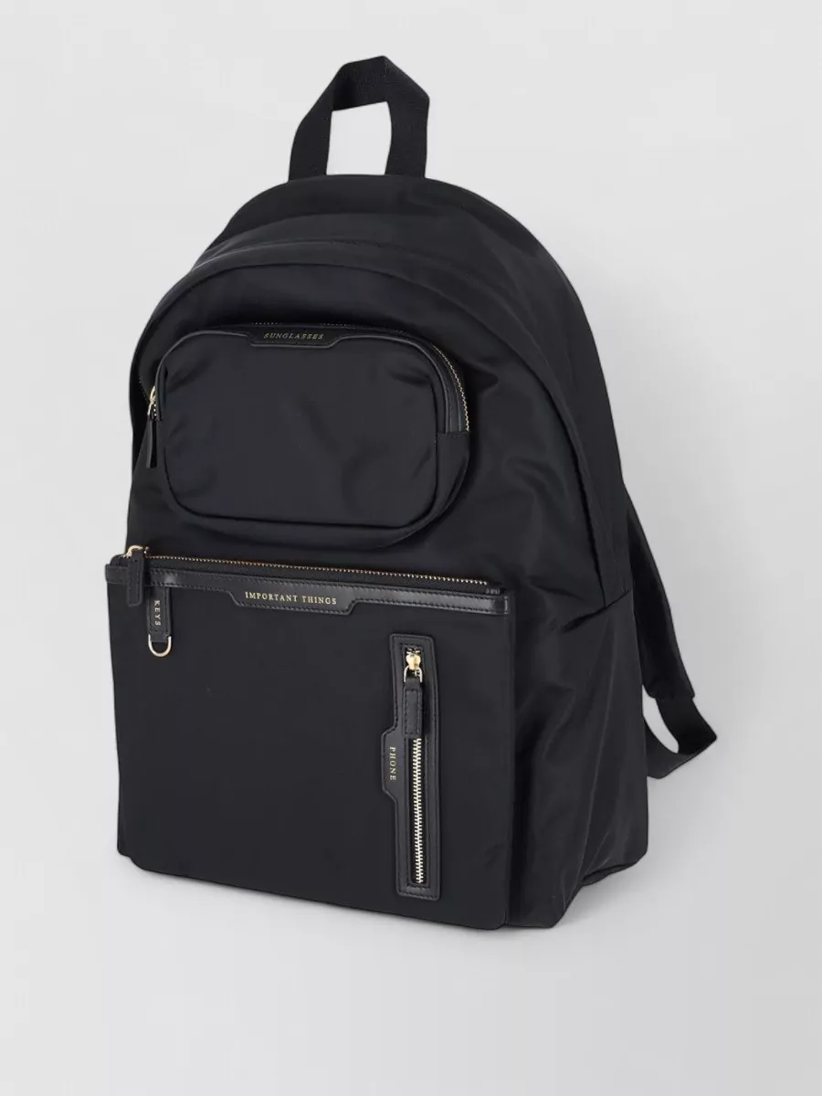 Anya Hindmarch Versatile Backpack Featuring Adjustable Straps