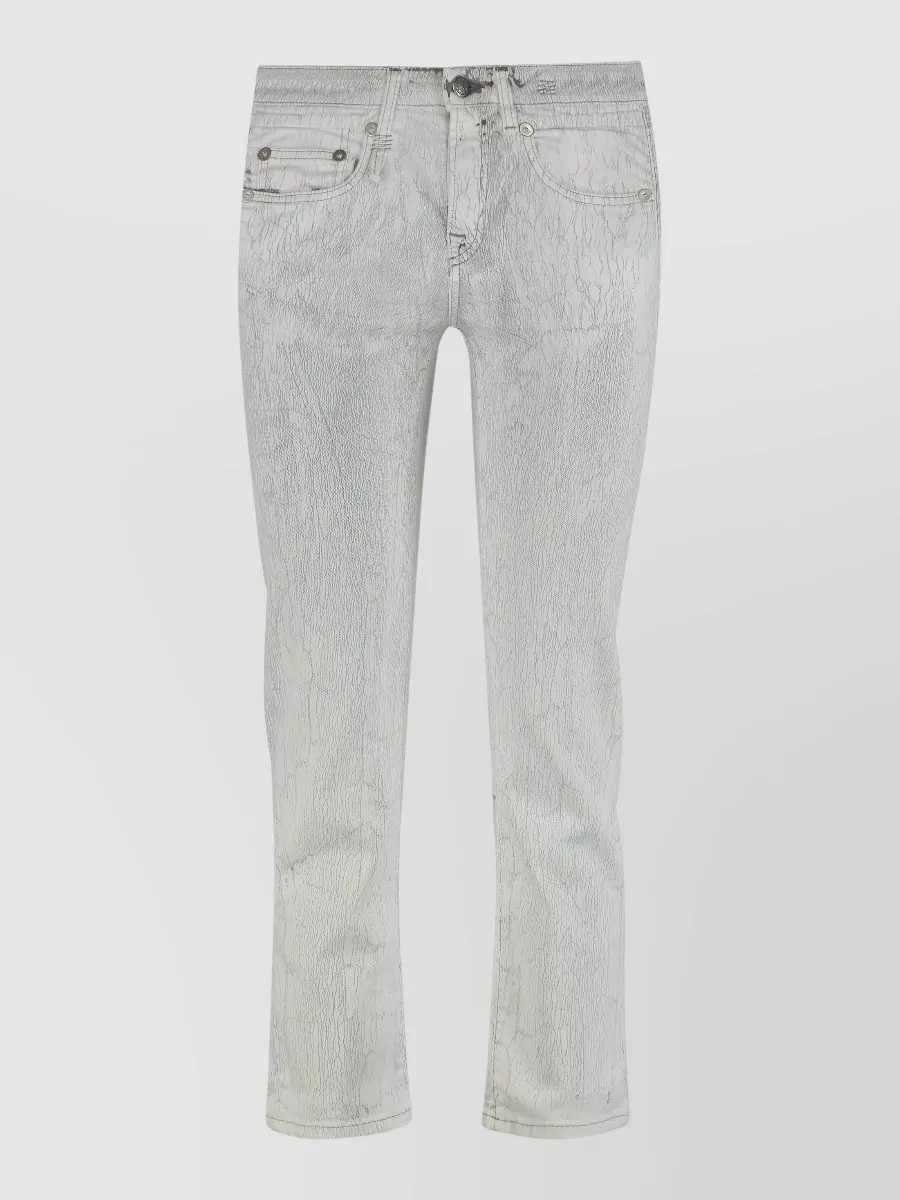 R13 straight-leg jeans