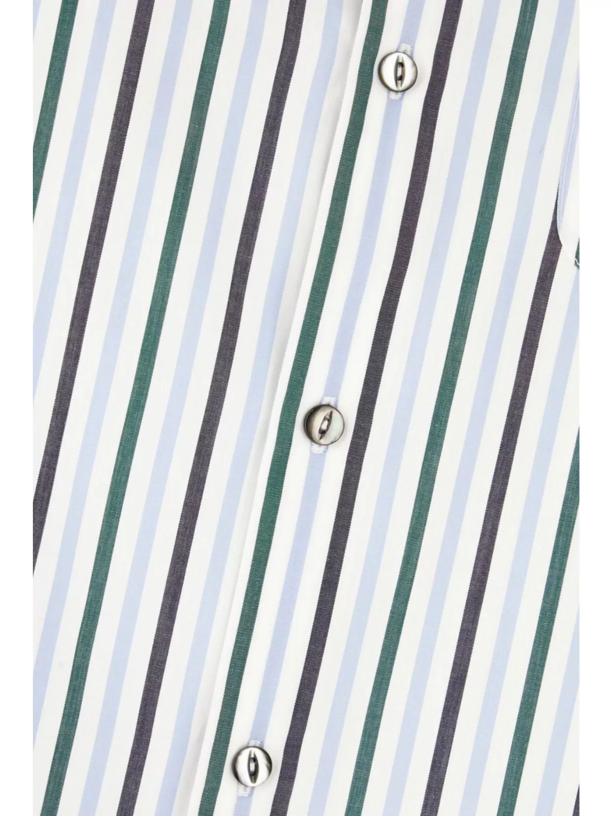 Apc Striped Pattern Shirt Chest Pocket In White