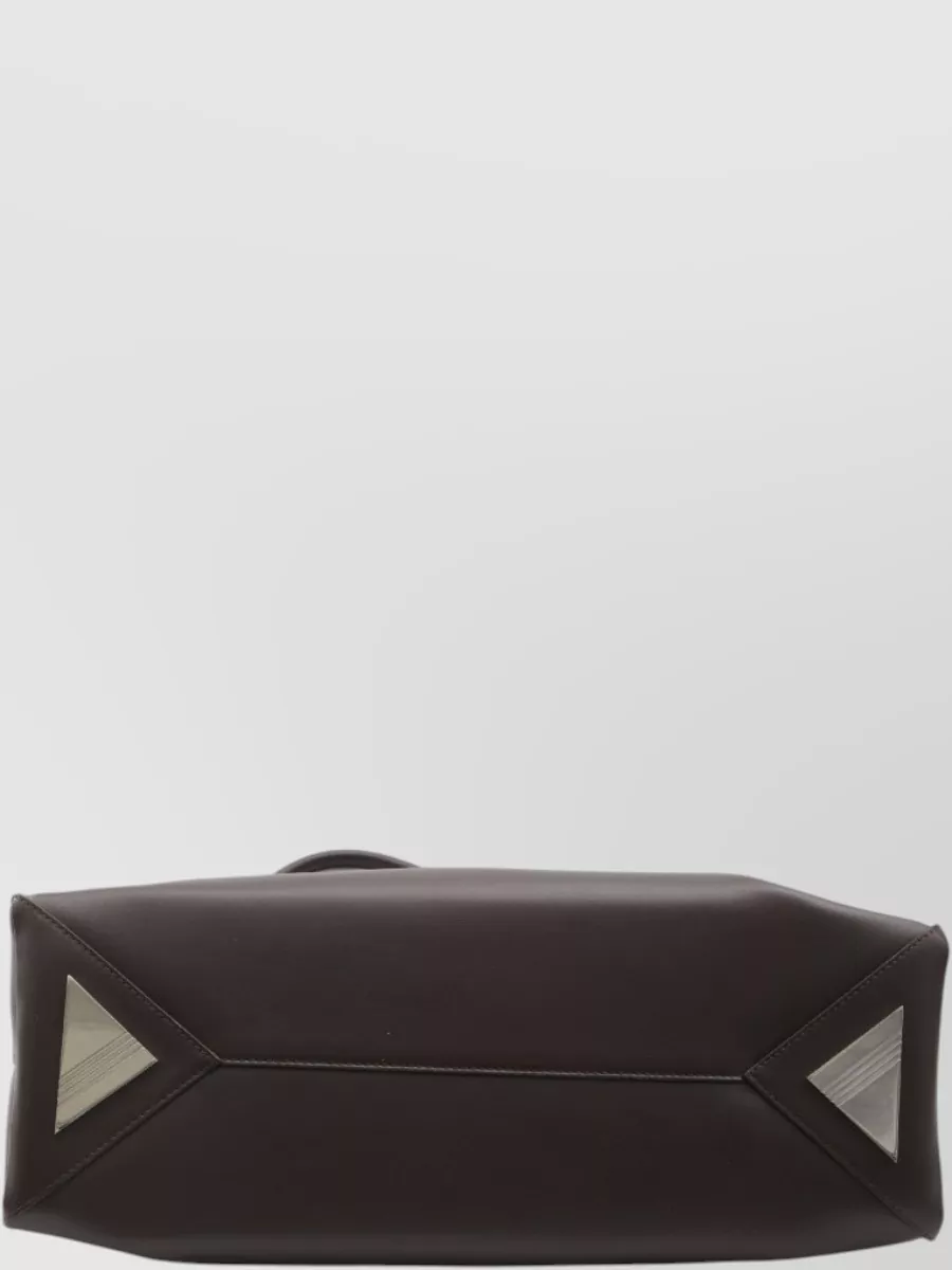 The Attico La Passeggiata Medium Leather Shoulder Bag