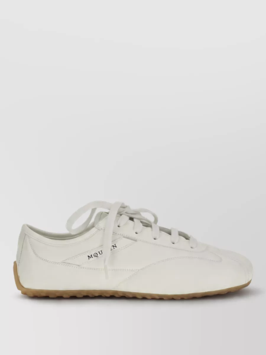 Alexander Mcqueen Leather Lace-Up Sneakers