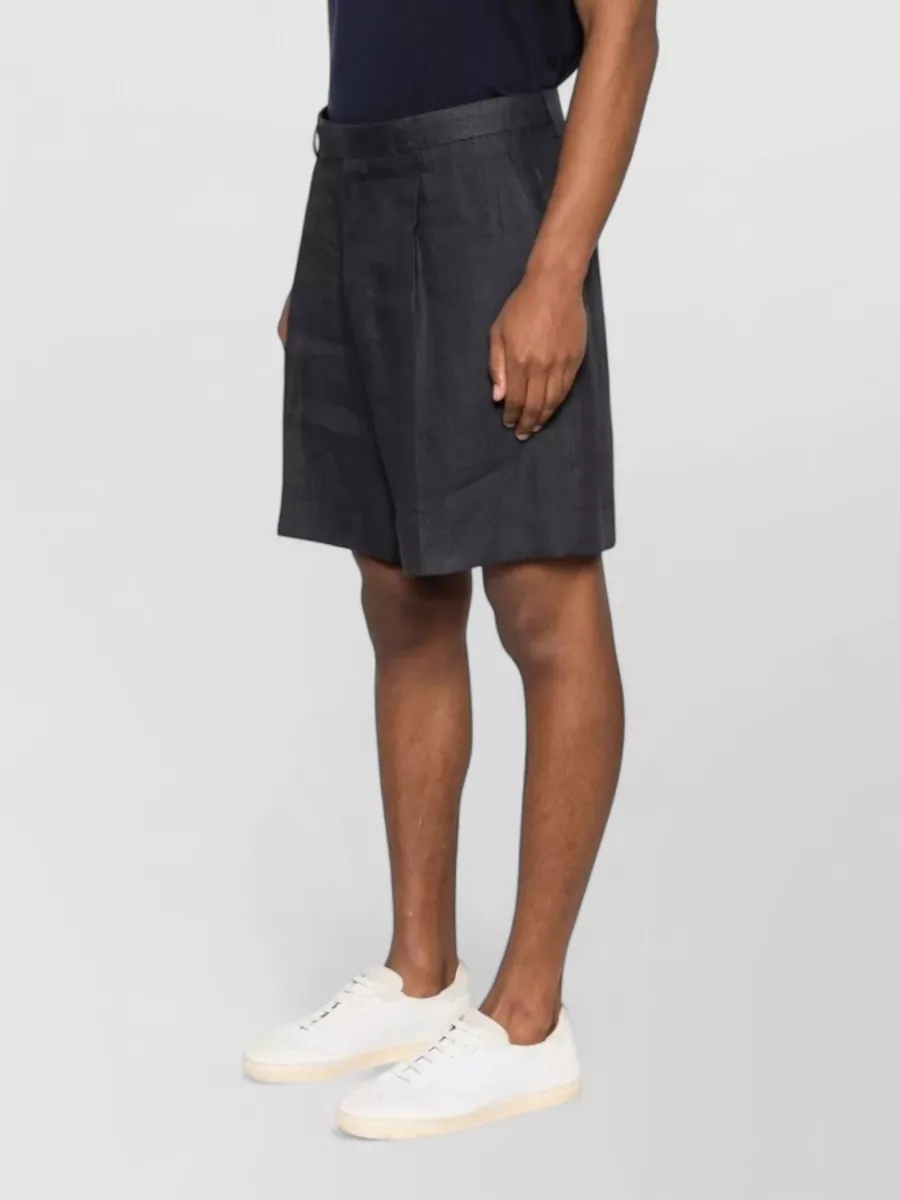 Lardini Linen Tailored Shorts