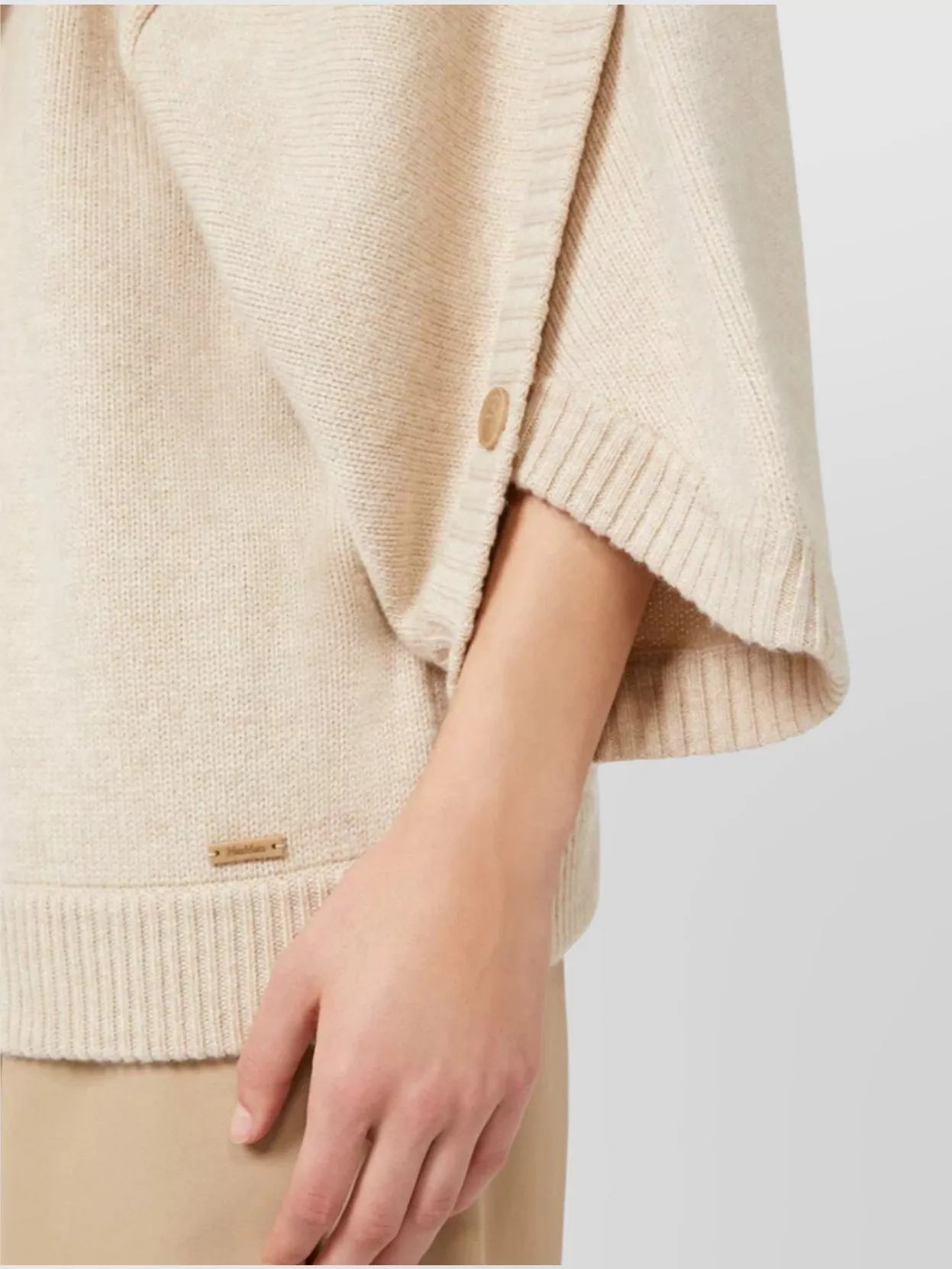 Max Mara Hooded Knitwear Relaxed Silhouette