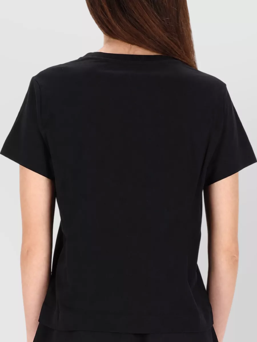 Givenchy Tape Print Crew Neck Regular Fit T Shirt