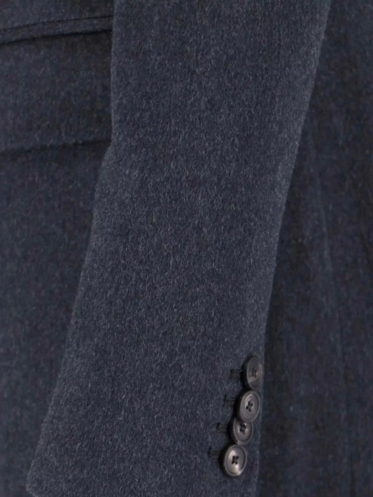 Tagliatore Notched Lapel Single-breasted Longline Jacket In Blue