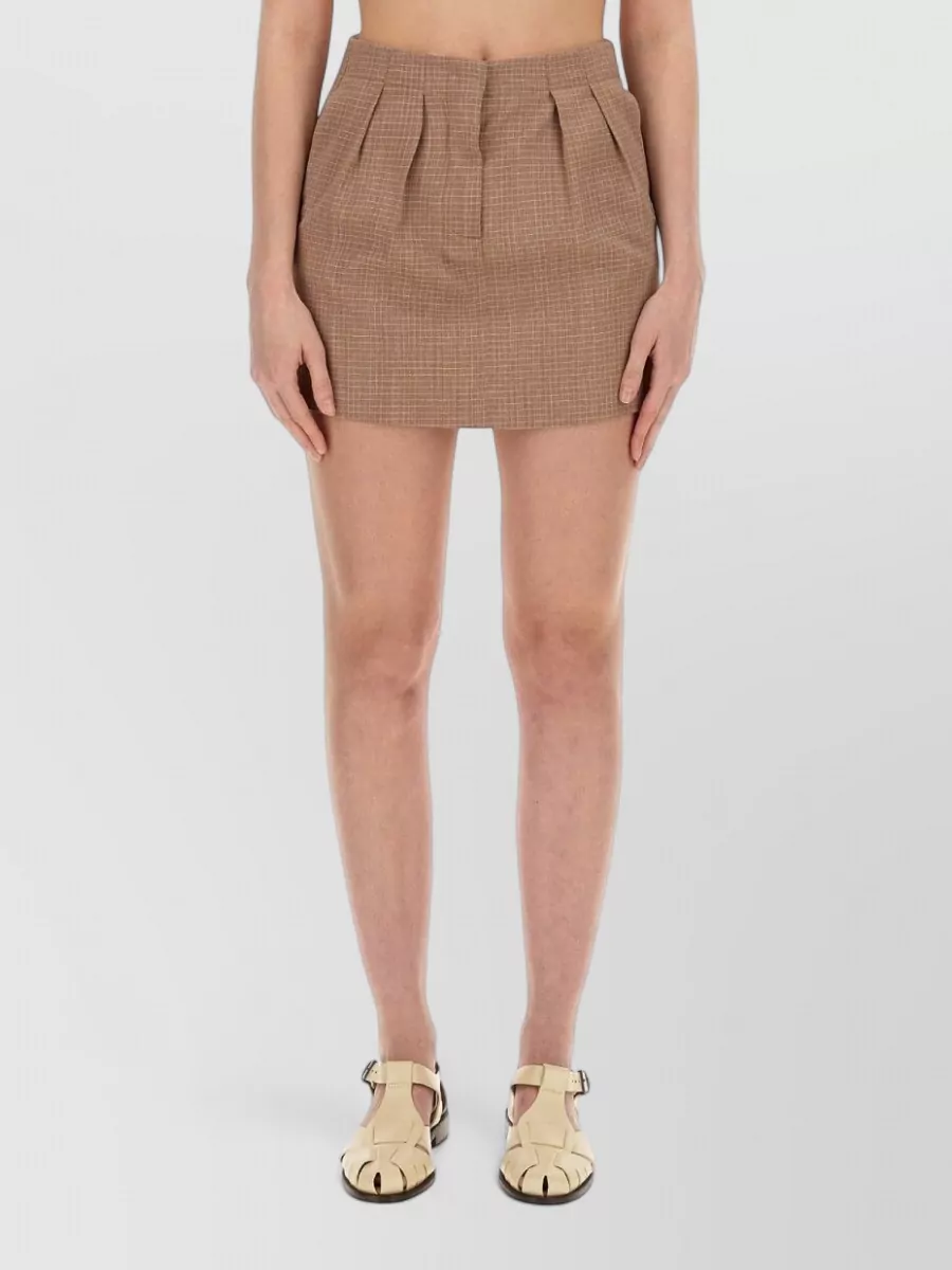 Alysi high-rise mini skirt