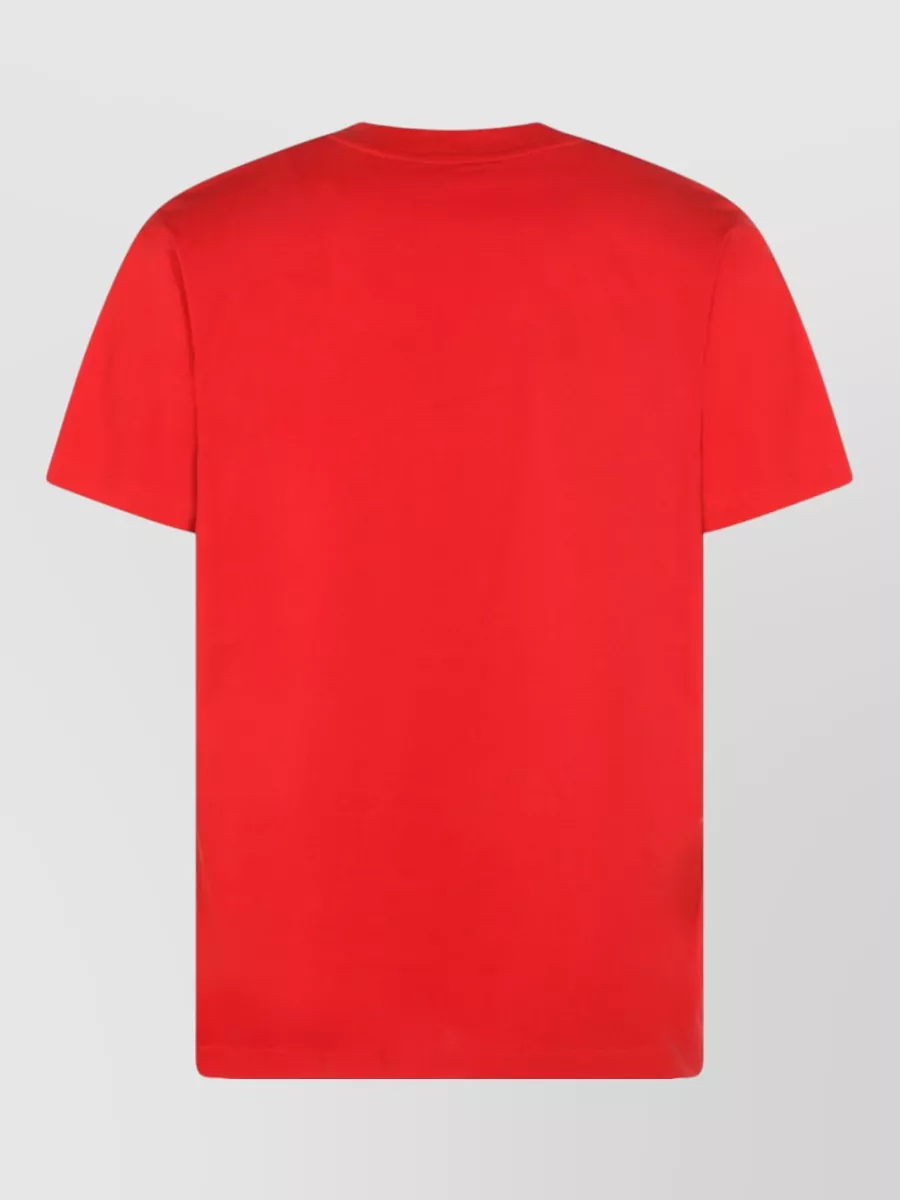 Moschino Crew Neck Cotton T Shirt Short Sleeves