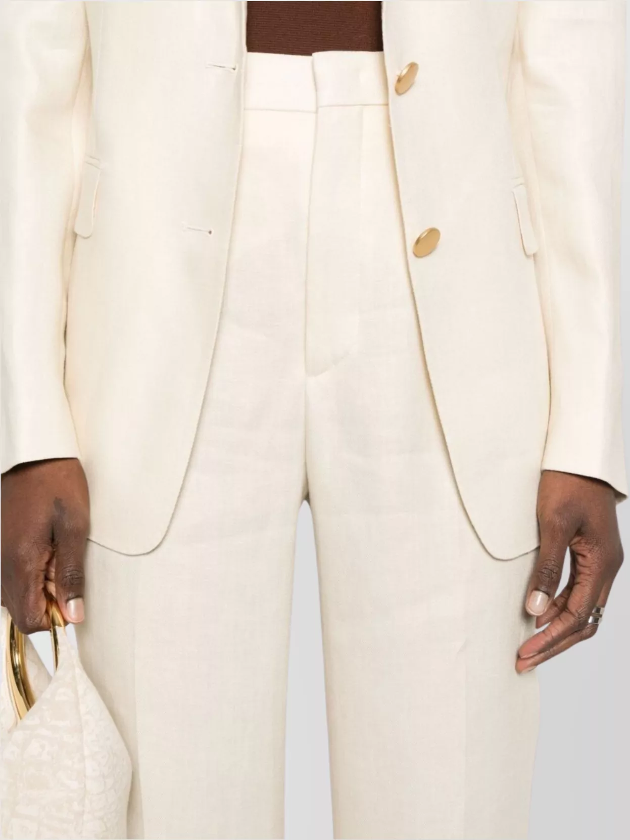 TAGLIATORE PARISIAN SUIT WITH FLAP POCKETS AND NOTCH LAPELS