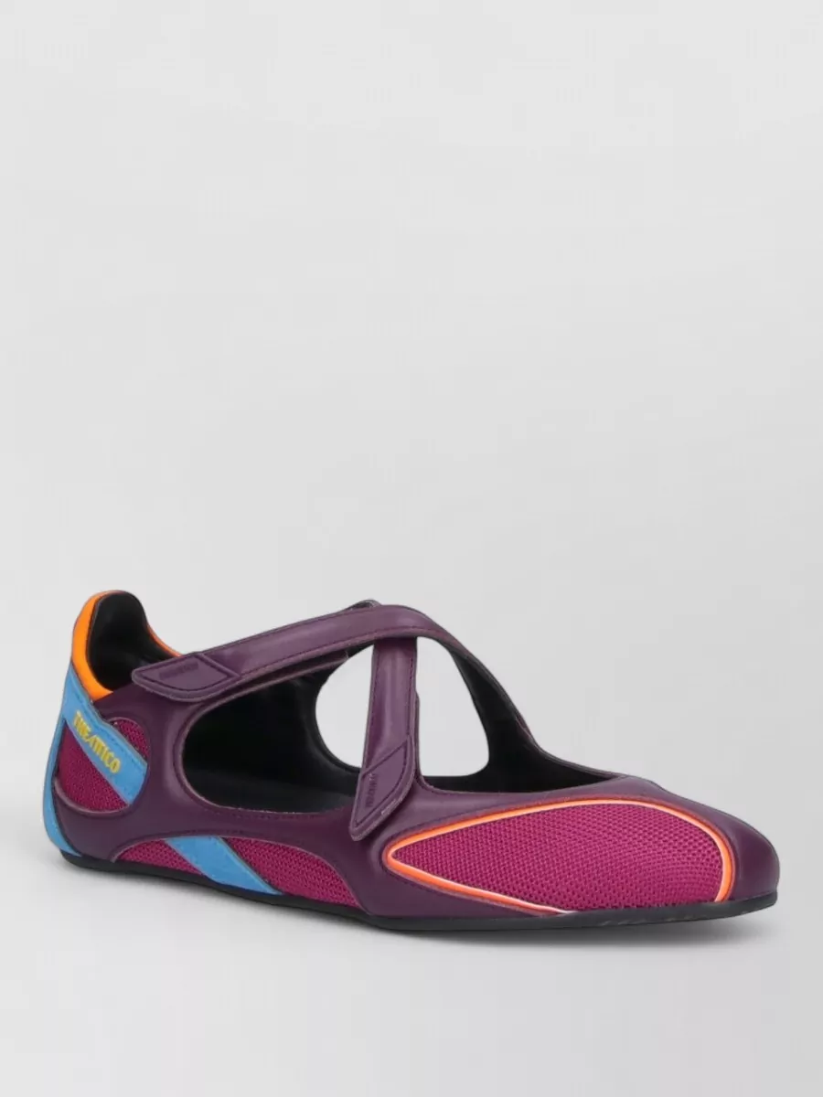 The Attico mesh cutout ballet flats