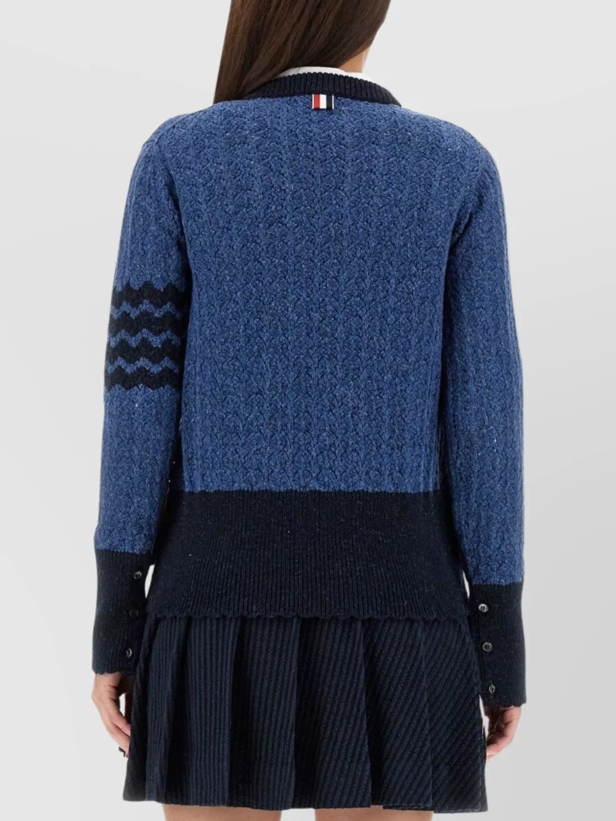 Thom Browne Stripe Knitwear Block Jersey