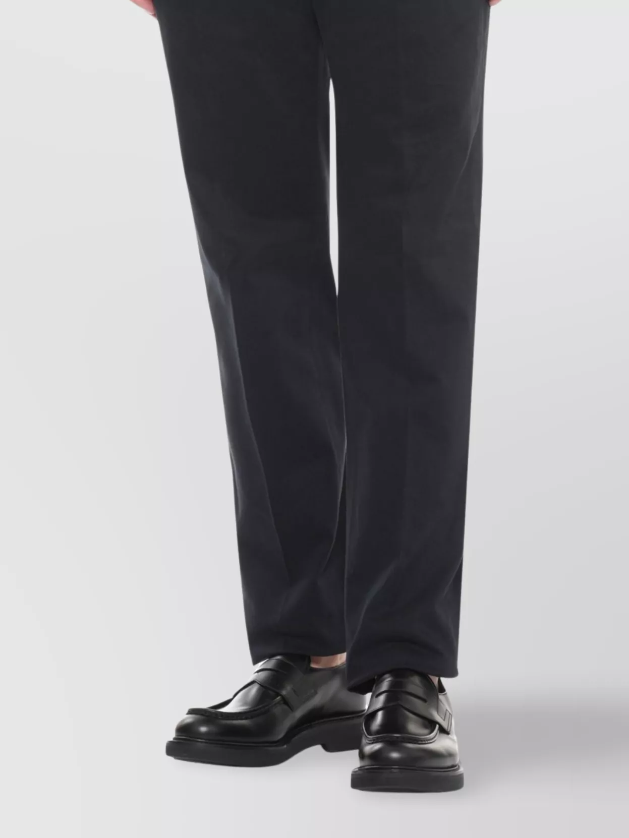 Incotex Straight Fit Cotton Trousers And Pockets