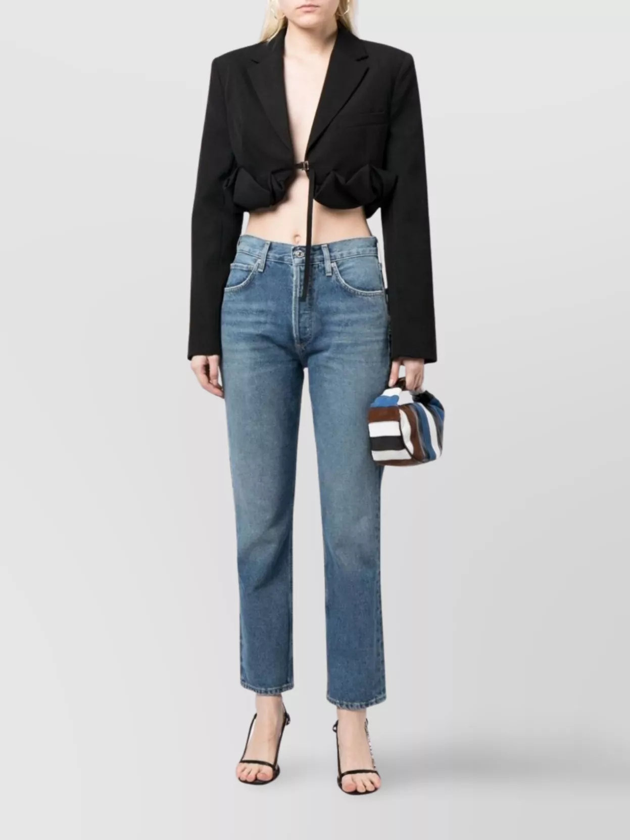 Citizens Of Humanity High-Waisted Straight-Leg Jeans Belt Loops