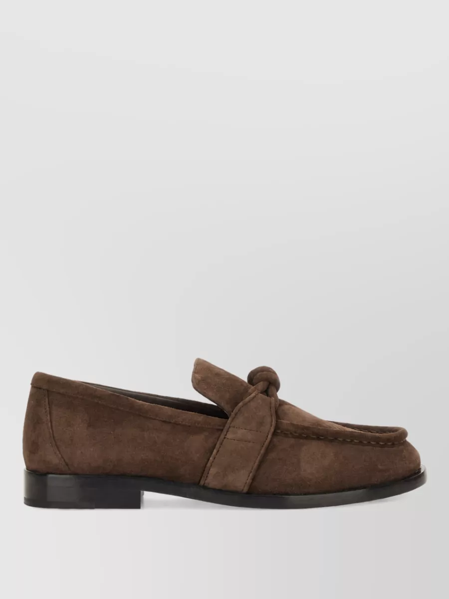 Bottega Veneta Astaire Knot Detail Loafer Mule Shoe