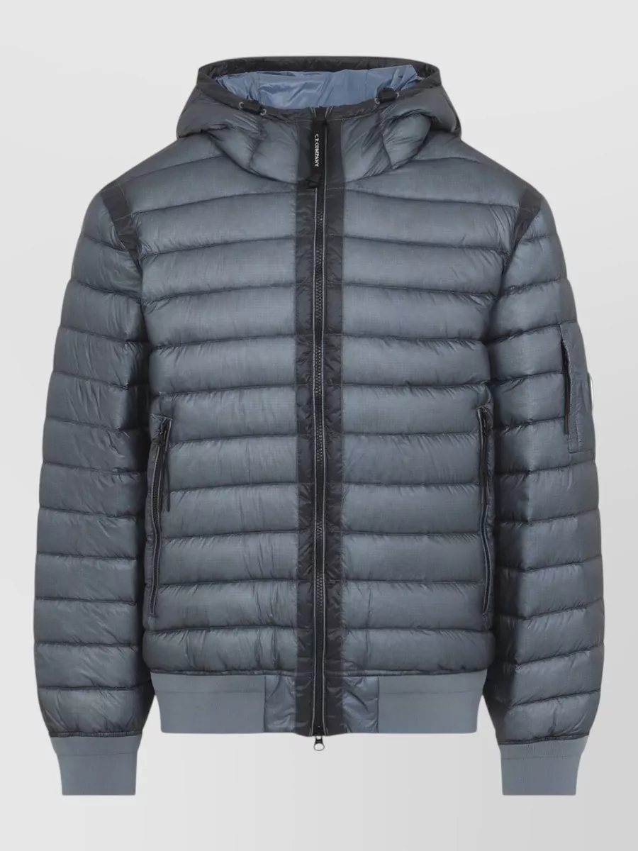 C.P. Company hooded quilted down jacket