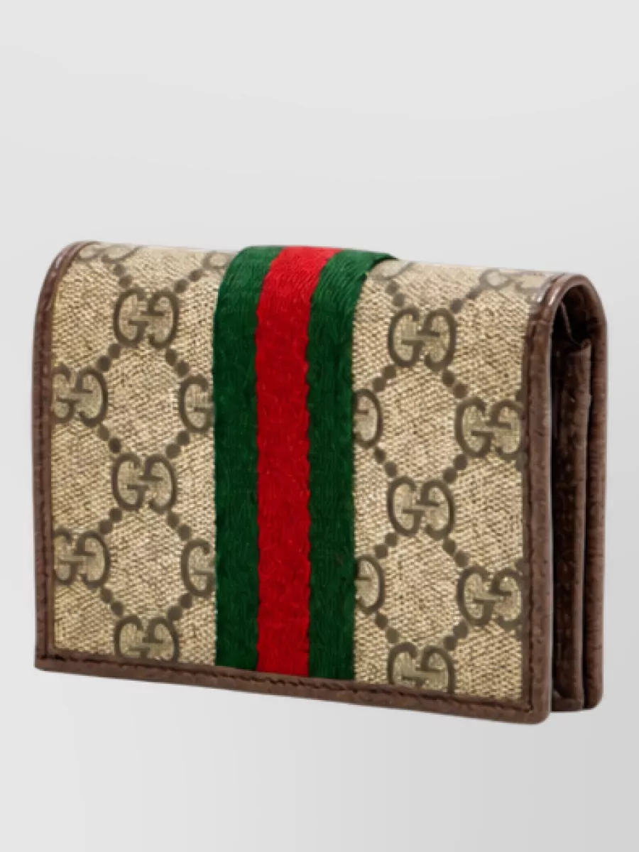 Gucci small canvas wallet
