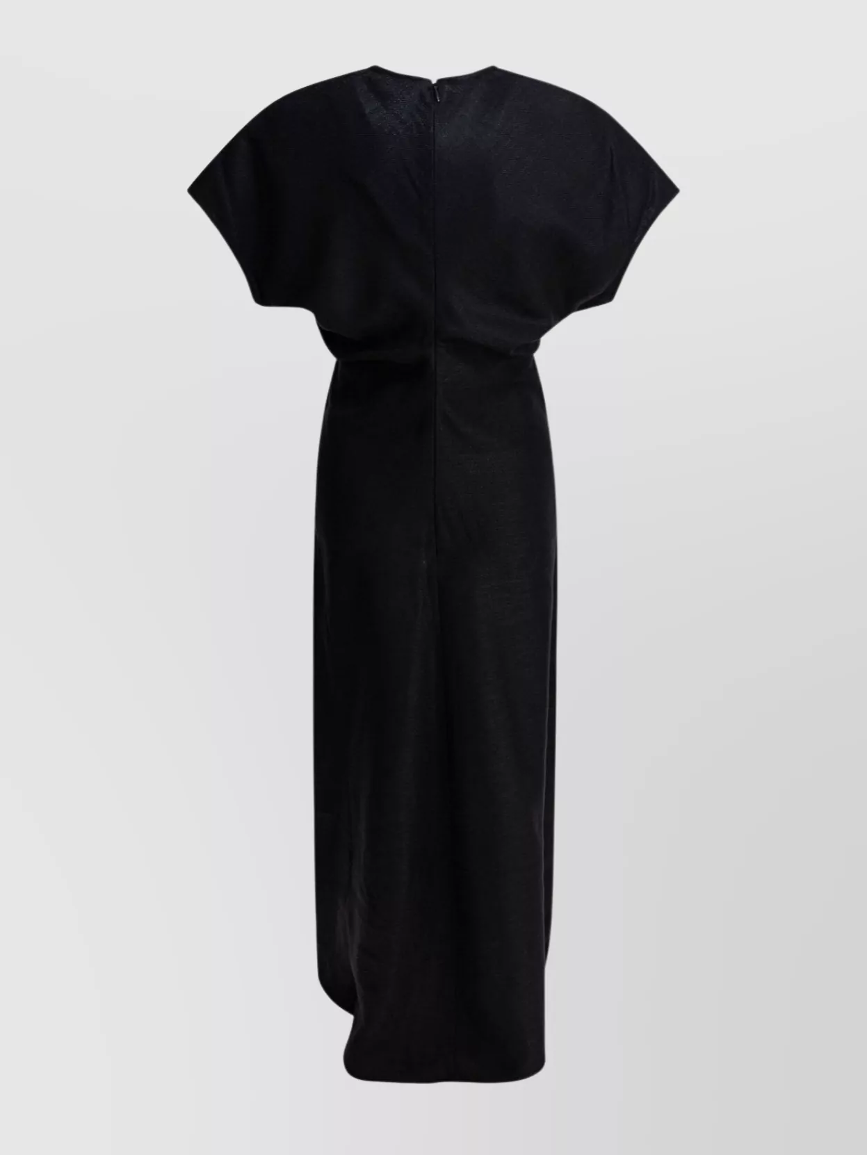 Totême Maxi Dress With Short Sleeves And Shine