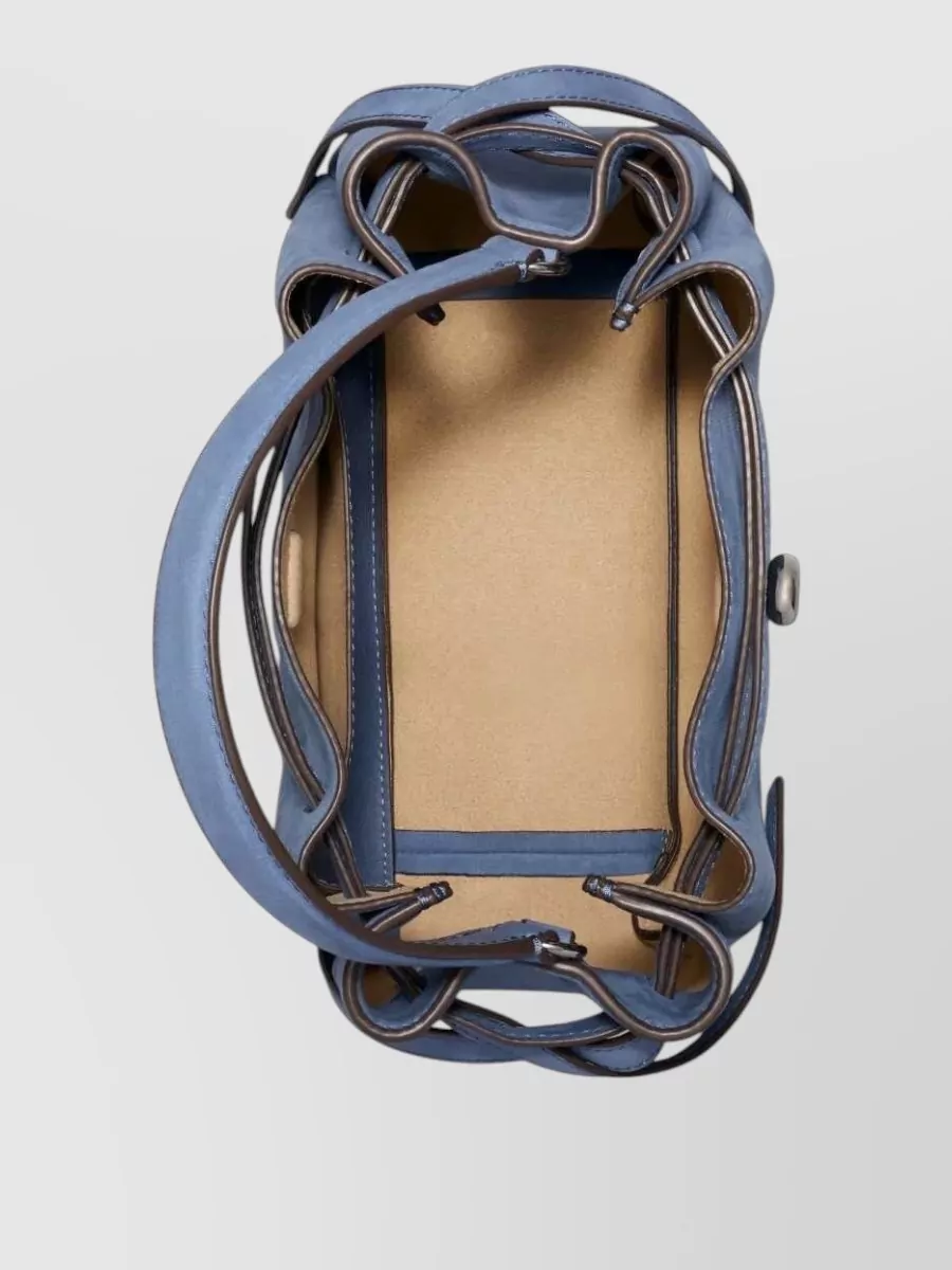 Tory Burch Romy Lamb Leather Bucket Bag