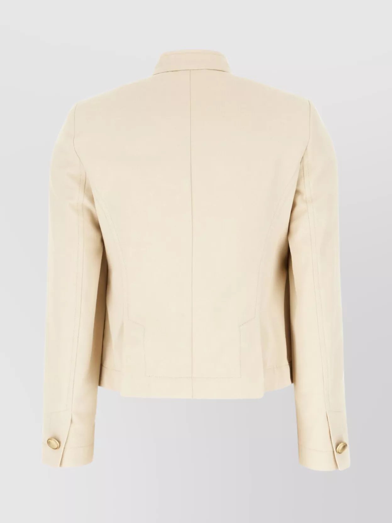Weekend Max Mara Astori1234 Structured Collar Jacket With Button Detailing In Neutral
