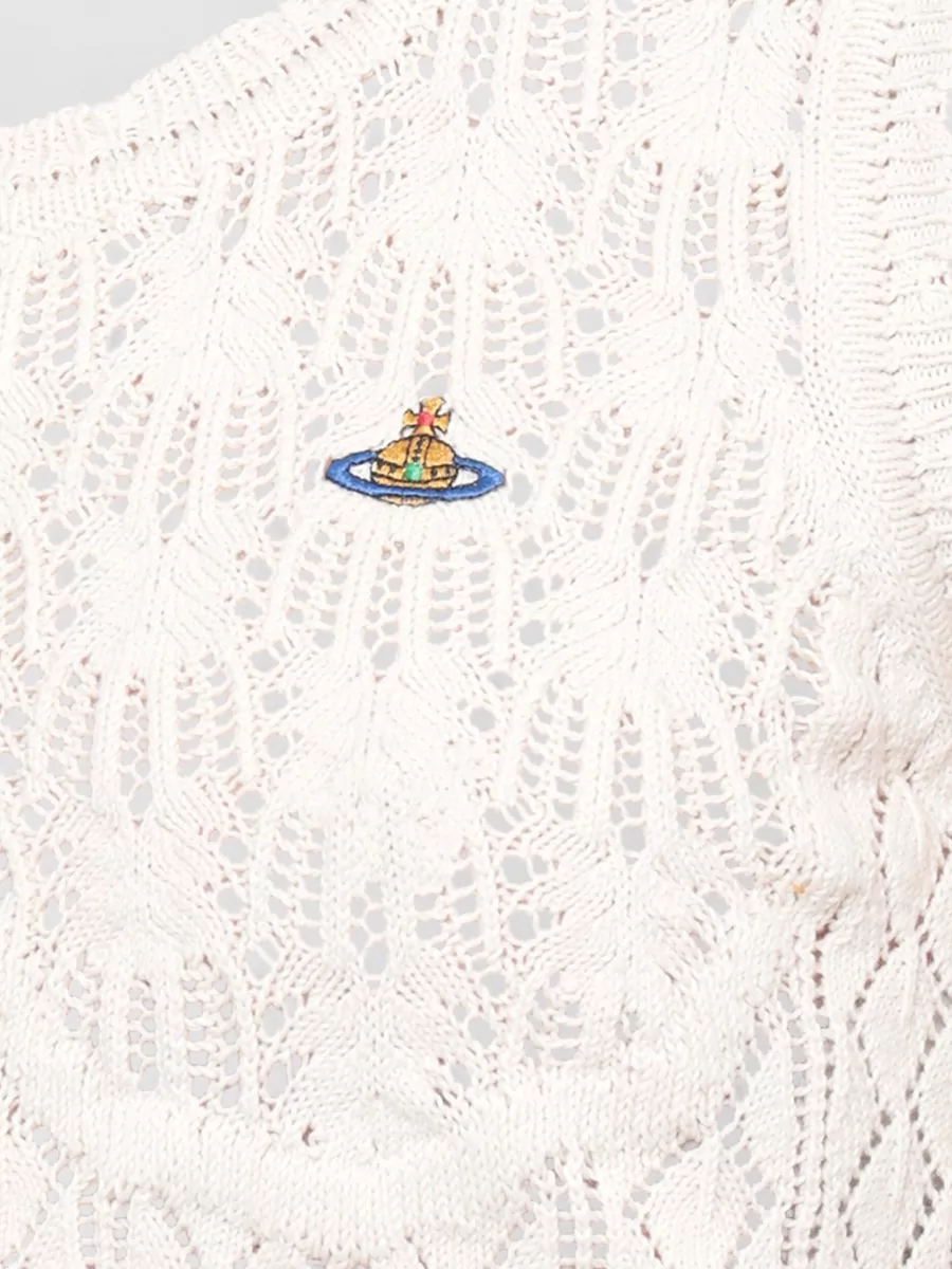 Vivienne Westwood Cotton Crochet Sleeveless Tank Top
