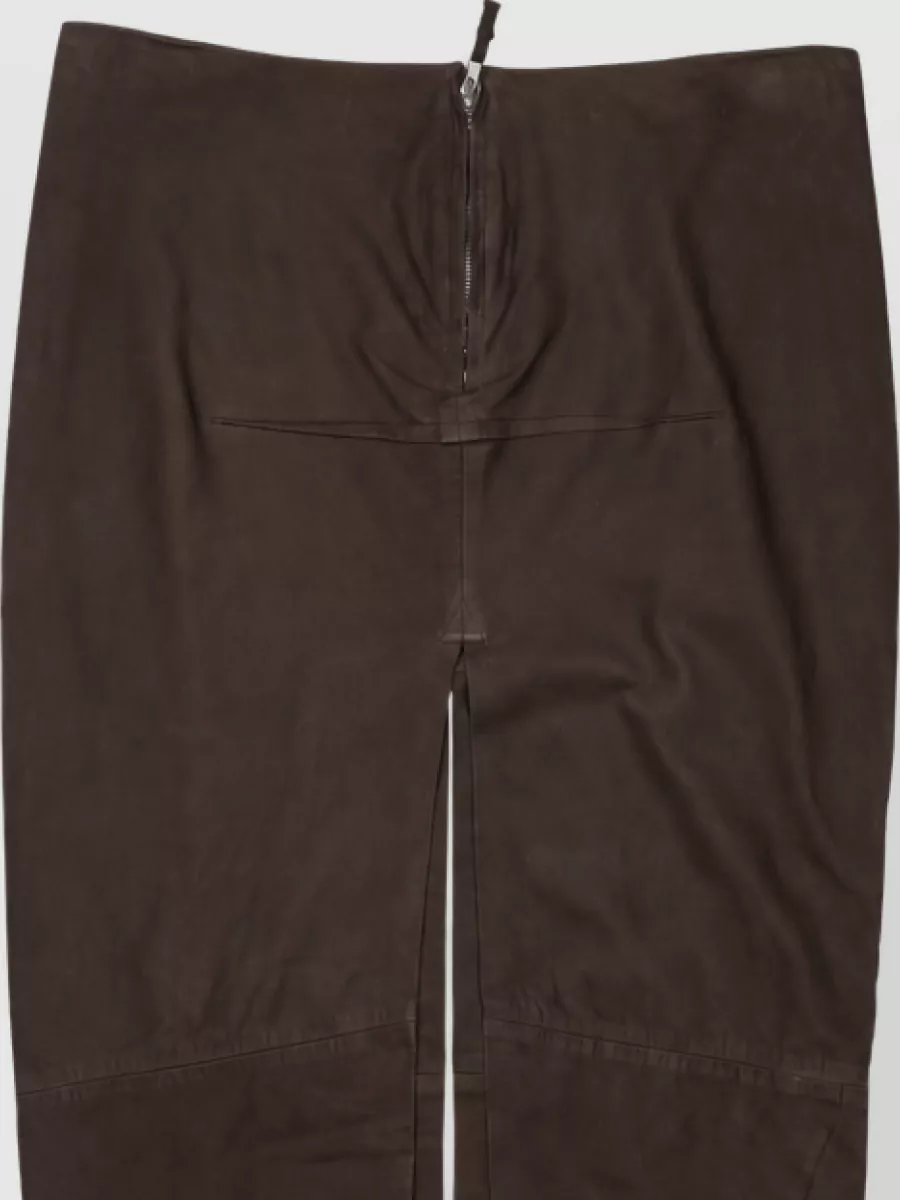 Rick Owens lamb leather pencil skirt