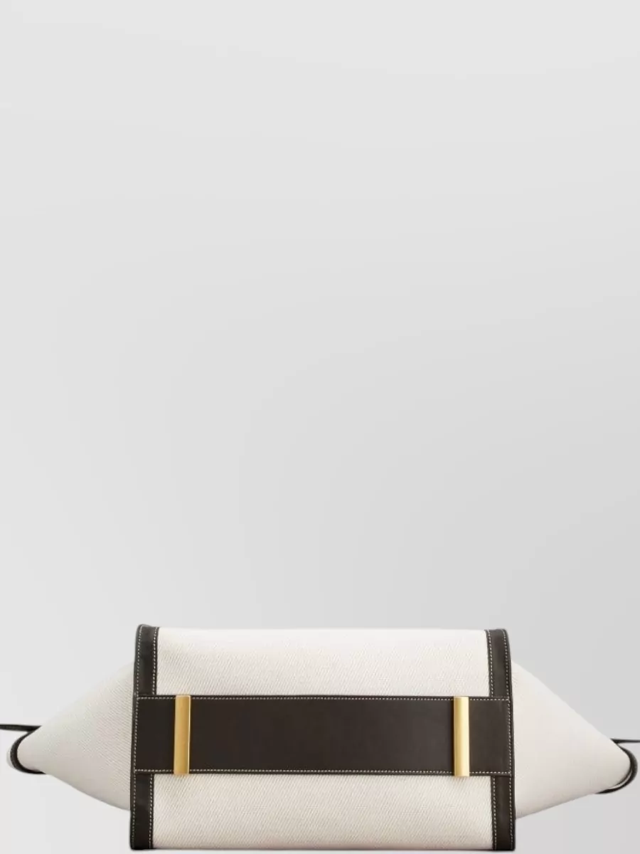 Tod's Medium Tote Bag Buckle Detail Handles