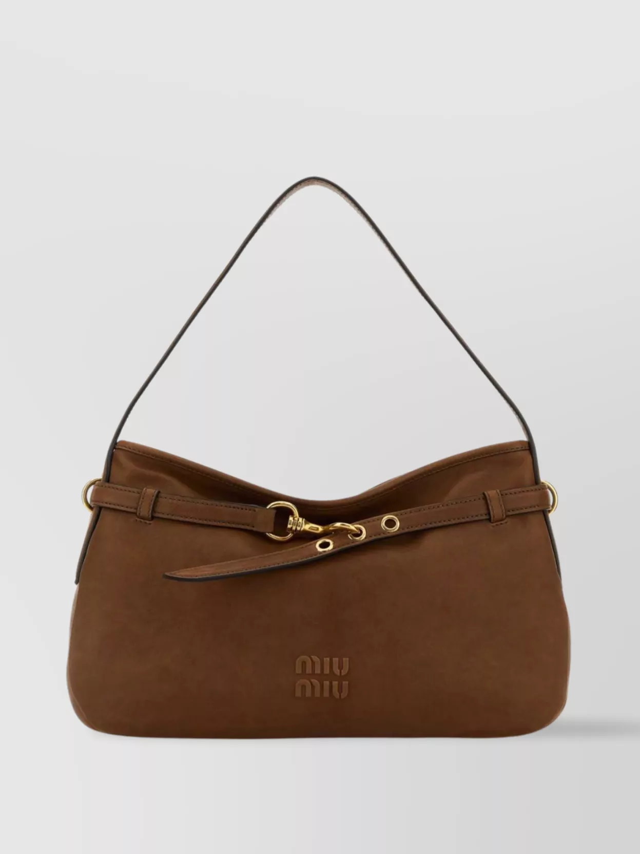 Miu Miu Nappa Leather Adventure Shoulder Bag