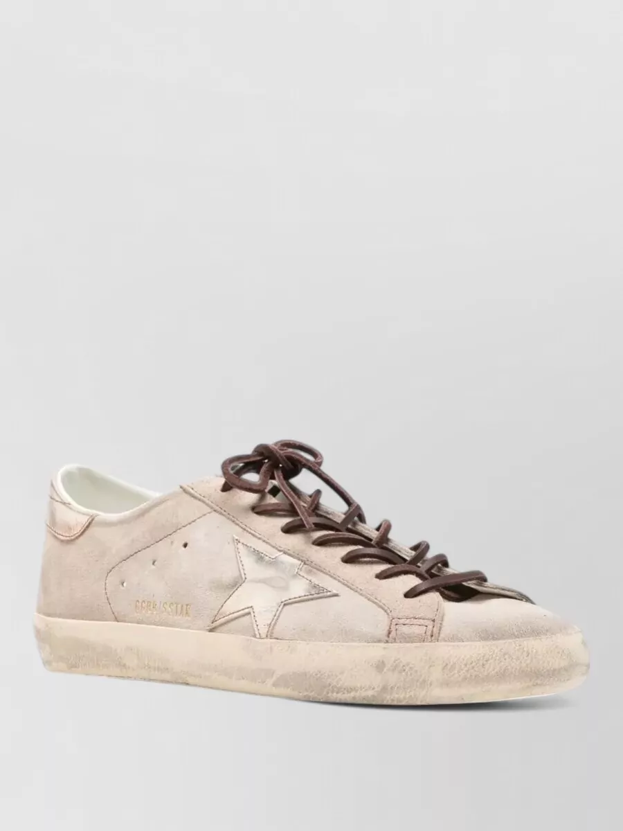 Golden Goose leather lace-up shoes