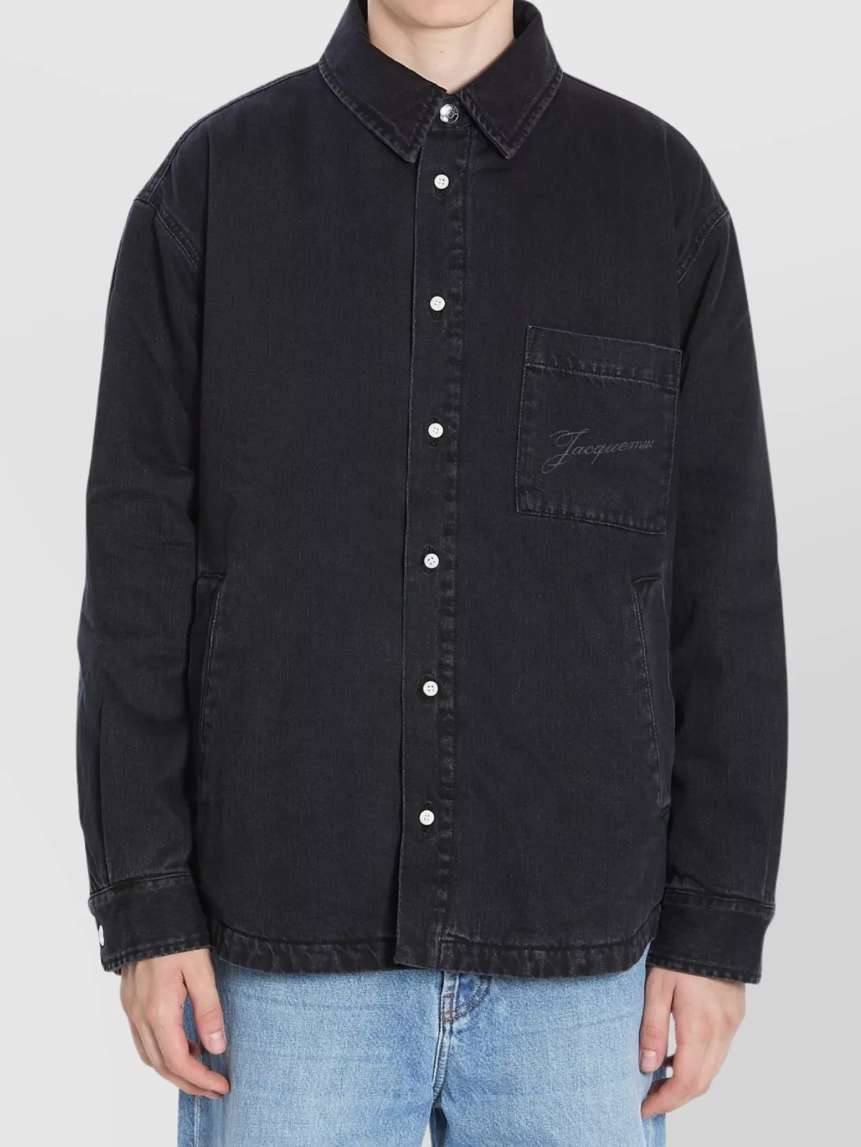 Jacquemus Shirt Denim Metal Buttons