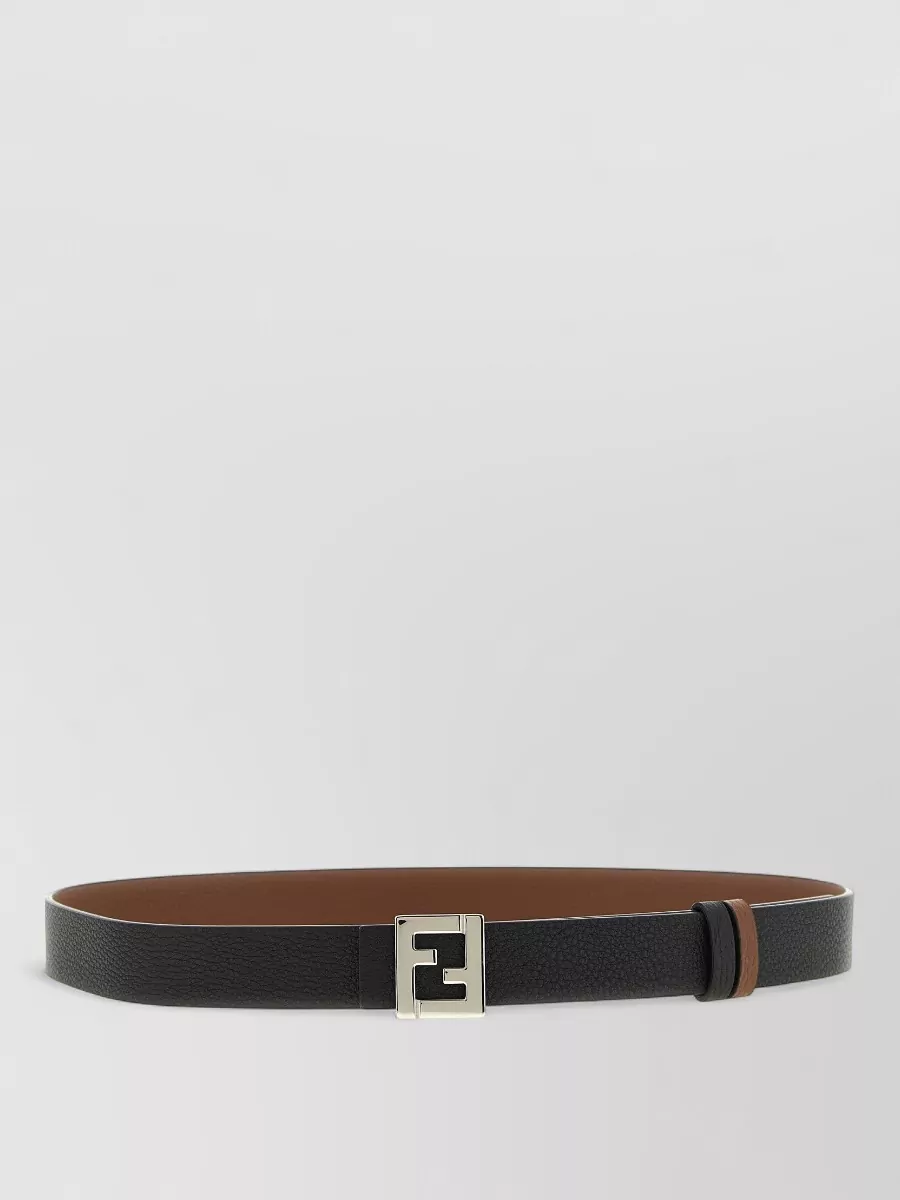 Fendi Leather Reversible Belt