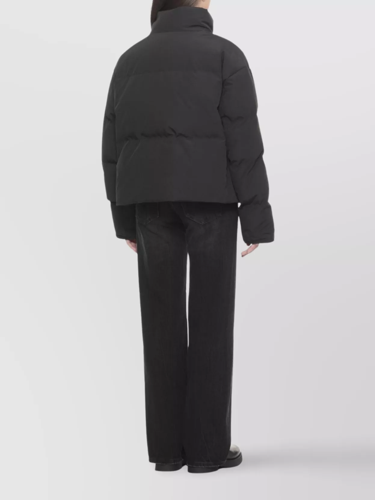Canada Goose Cropped Down Jacket High Neck