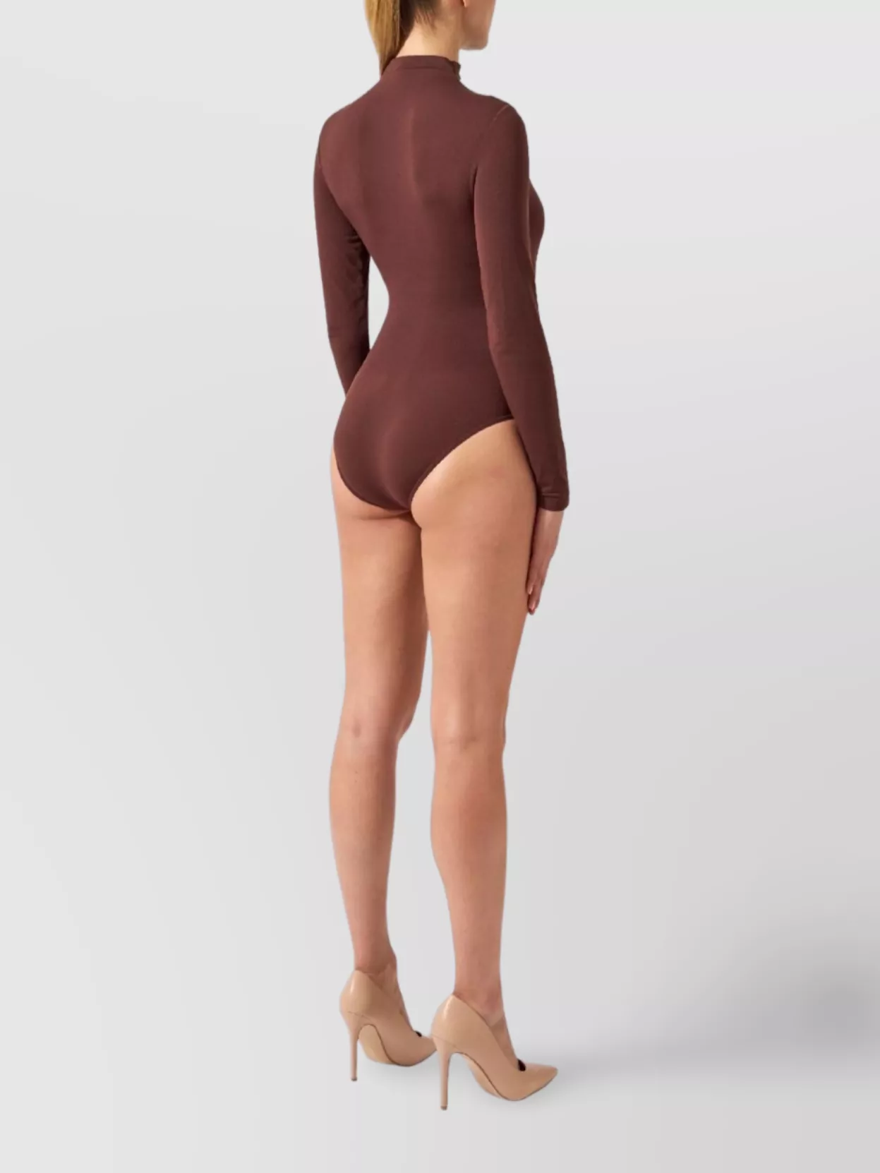 Wolford High Neck Long Sleeve Stretch Body